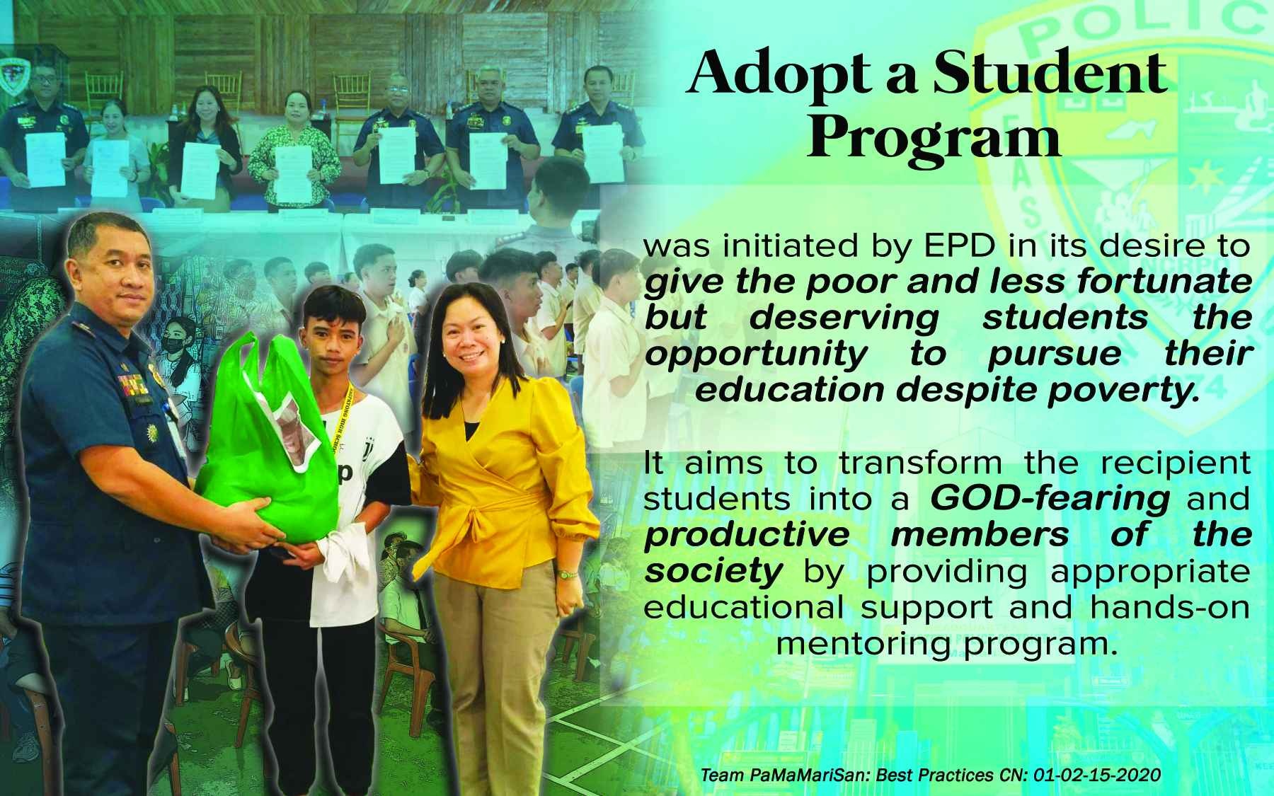 ADOPT A STUDENT